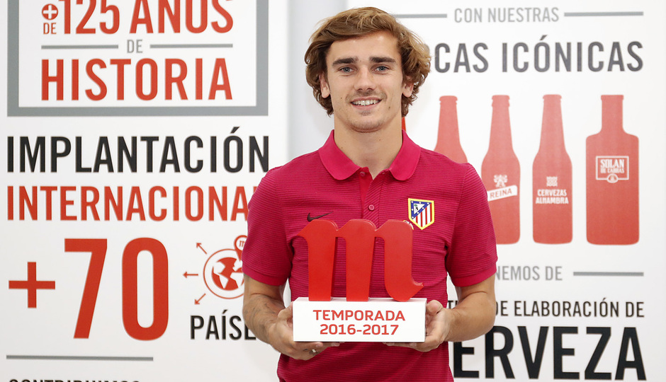 Antoine Griezmann, best player of April and the season